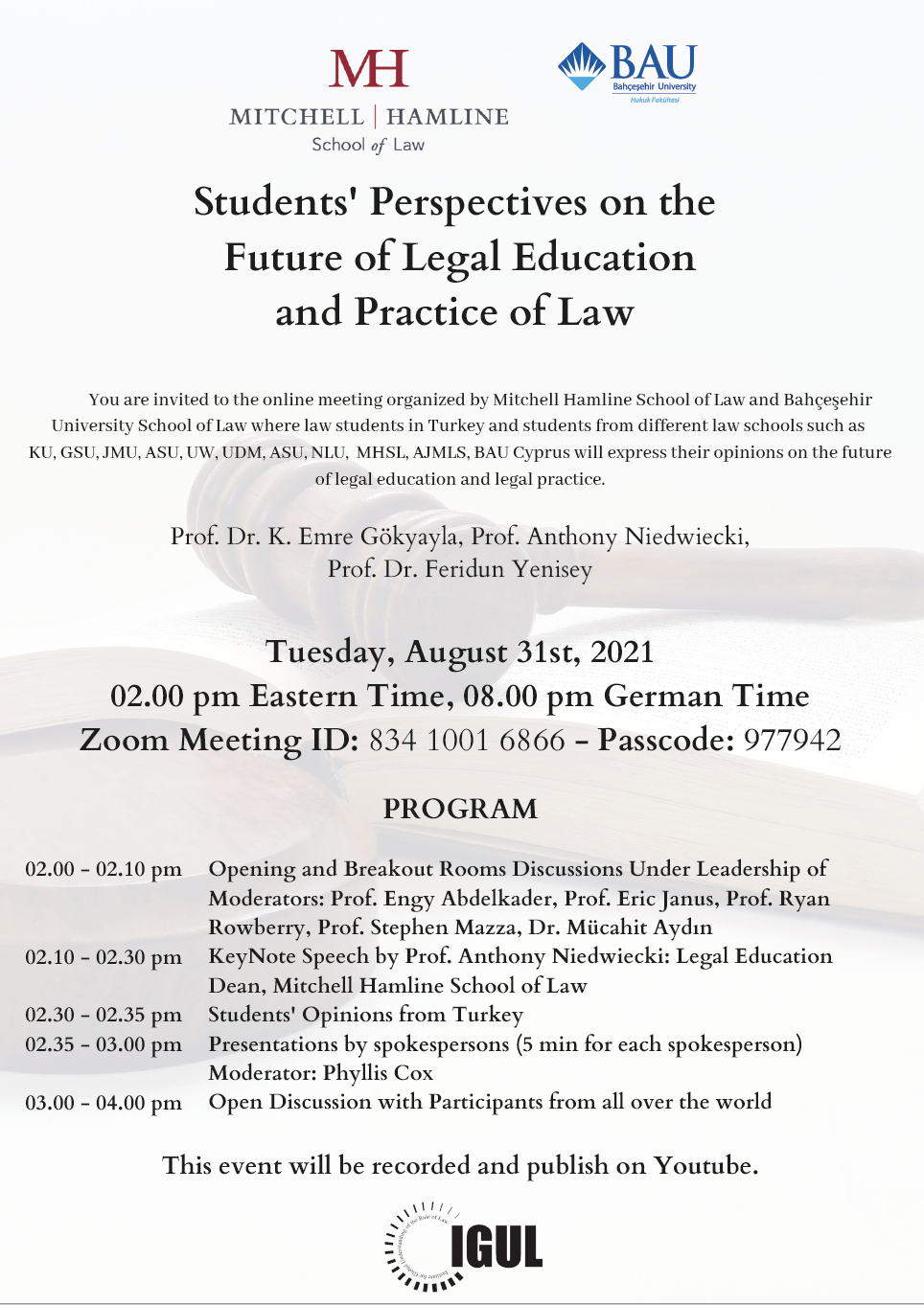 Students' Perspectives on the Future of Legal Education and Practice of Law